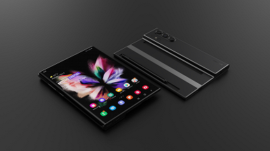 Так может выглядеть смартфон Samsung Galaxy Z&nbsp;Fold&nbsp;Note. Модель создана на основе патентов компании